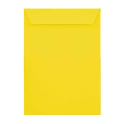 Envelope Size A4 Yellow Letter Size Envelopes Ideal for Home Office Secure Mailing (50 Pack)